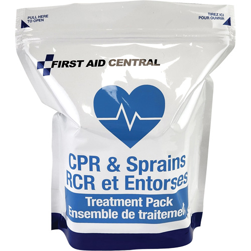 9-Piece CPR & Sprains Refill Pack for Emergency Response First Aid Kit M & M Nord Ouest Inc