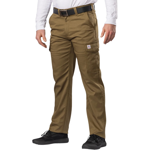 Big Flex Cargo Pants, Poly-Cotton/Spandex, Military Olive Green, Size 46, 30 Inseam M & M Nord Ouest Inc