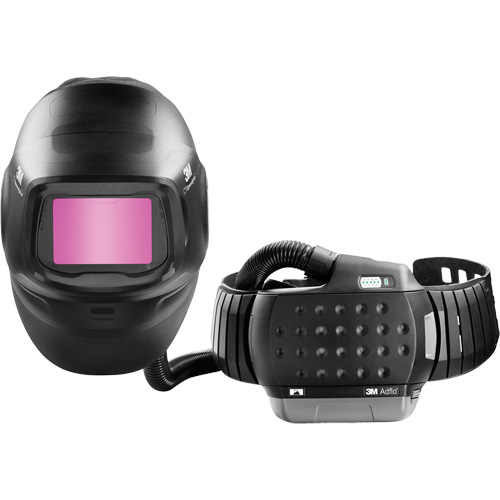 Speedglas G5-01 Heavy-Duty Welding Helmet with Adflo PAPR Assembly, Welding Helmet, Lithium-Ion Battery M & M Nord Ouest Inc