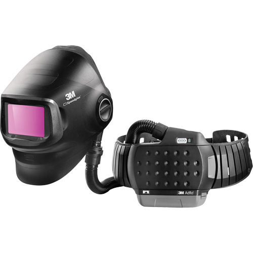 Masque de soudage &agrave; usage intensif Speedglas G5-01 avec syst&egrave;me de respirateur d'&eacute;puration d'air propuls&eacute; Adflo, Masque de soudage, Pile Lithium-ion M & M Nord Ouest Inc