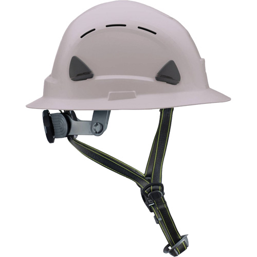 Fibre Metal Climbing Style Helmet with Full Brim, Meets CSA Type 2, Ratchet Suspension, Vented M & M Nord Ouest Inc