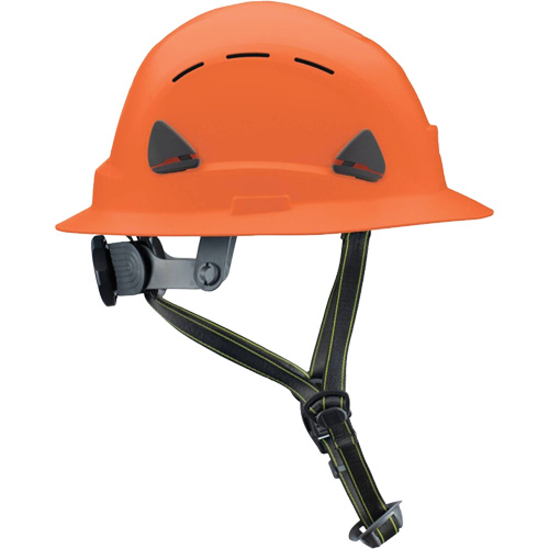 Casque Fibre Metal de style escalade avec bordure compl&egrave;te, R&eacute;pond aux normes CSA type 2, Suspension Rochet, Ventil&eacute; M & M Nord Ouest Inc