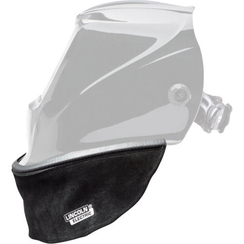 Split Leather Helmet Bib with Press Fit Seal, Black M & M Nord Ouest Inc