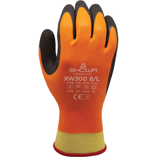 XW300 Thermo Cut Gloves, 7/Medium, Rubber Latex Coating, Kevlar&reg; Shell M & M Nord Ouest Inc