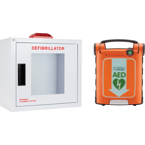 Powerheart&reg; G5 AED & Cabinet Kit, Semi-Automatic, Bilingual, Class 3 M & M Nord Ouest Inc