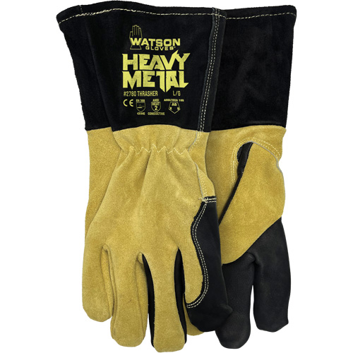 2780 Thrasher MIG/Stick Welding Gloves, Split Cowhide, Size Small M & M Nord Ouest Inc