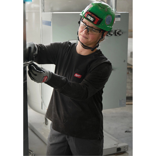 T-shirt &agrave; manches longues avec poches GRIDIRON, Femmes, T-petit, Bleu M & M Nord Ouest Inc