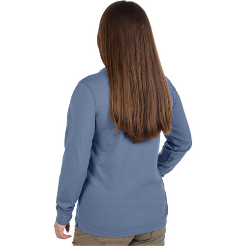 T-shirt &agrave; manches longues avec poches GRIDIRON, Femmes, T-petit, Bleu M & M Nord Ouest Inc