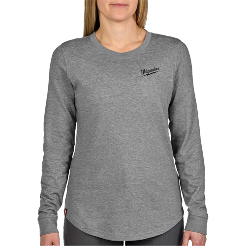 FREEFLEX Long-Sleeve Hybrid T-Shirt, Women's, X-Small, Grey M & M Nord Ouest Inc