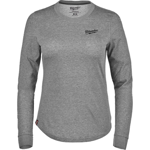 FREEFLEX Long-Sleeve Hybrid T-Shirt, Women's, X-Small, Grey M & M Nord Ouest Inc