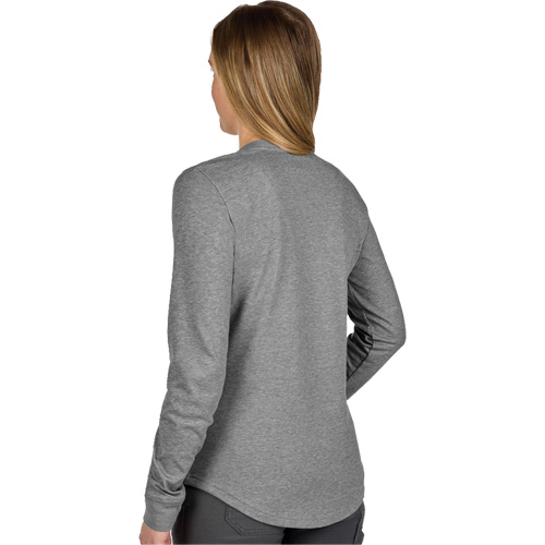 FREEFLEX Long-Sleeve Hybrid T-Shirt, Women's, X-Small, Grey M & M Nord Ouest Inc