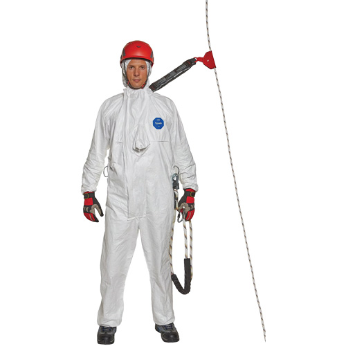 Harness-Compatible Disposable Coverall, Small, White, Tyvek&reg; 500 M & M Nord Ouest Inc