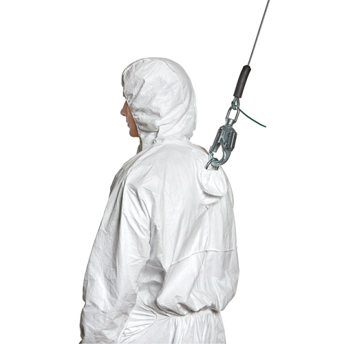 Harness-Compatible Disposable Coverall, Small, White, Tyvek&reg; 500 M & M Nord Ouest Inc