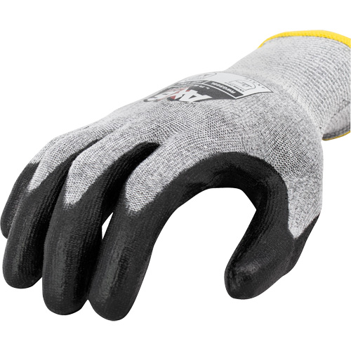 RWG566 AXIS Cut Protection Touchscreen Work Glove, Size Small, 18 Gauge, Polyurethane Coated, Stainless Steel/HPPE Shell, ASTM ANSI Level A5/EN 388 Level E M & M Nord Ouest Inc
