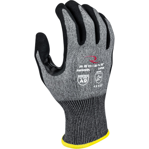 RWG589 Cut Protection Coated Gloves, Size 2X-Large, 18 Gauge, Foam Nitrile Coated, HPPE Shell, ASTM ANSI Level A9/EN 388 Level F M & M Nord Ouest Inc