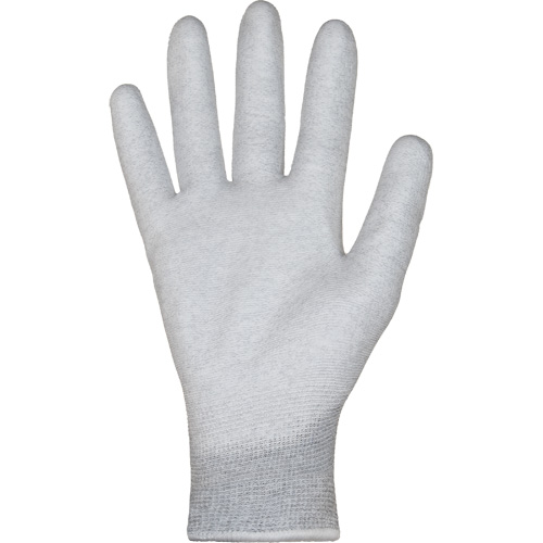 KnitActiv Electrostatic Dissipative Low-Linting White Gloves, 5, Polyurethane Coating, 13 Gauge, Nylon/Cotton Shell M & M Nord Ouest Inc
