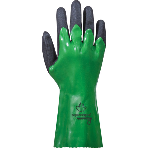 SolvStop Chemical-Resistant Gloves, Size 7, 12" L, PVC M & M Nord Ouest Inc
