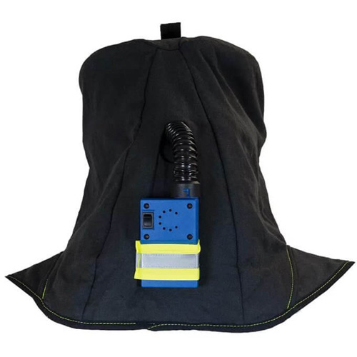 Cagoule de protection contre l'arc &eacute;lectrique TCG, Noir, 40 cal/cm², ANSI Z87.1/ASTM F1506/ASTM F1959/ASTM F2178/R&eacute;pond ou surpasse la norme CSA Z462/NFPA 70E, 4 Arc &eacute;lectrique EPI cat&eacute;gorie niveau M & M Nord Ouest Inc