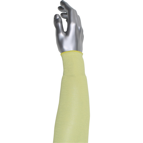 Manchette r&eacute;sistante &agrave; la coupe &agrave; 2 plis Kut Gard, Aramide/ATA, 10", ASTM ANSI niveau A6, Jaune M & M Nord Ouest Inc