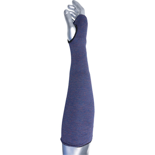 Kut Gard&reg; ECO Series 2-Ply ASP Sleeve with Thumb Hole, Aramid, 14", ASTM ANSI Level A3, Purple M & M Nord Ouest Inc