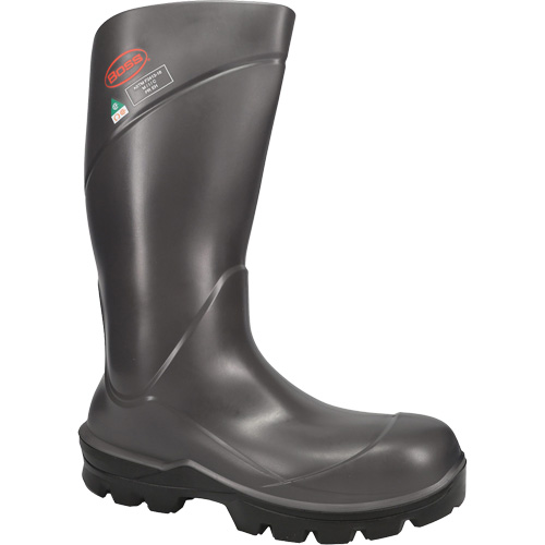Boss&reg; Footwear Full Safety Boot, Polyurethane, Steel Toe, Size 4, Impermeable M & M Nord Ouest Inc