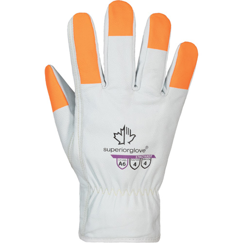 Endura Pro High-Visibility Cut-Resistant Gloves, Size Small, Cowhide Shell, ASTM ANSI Level A6 M & M Nord Ouest Inc