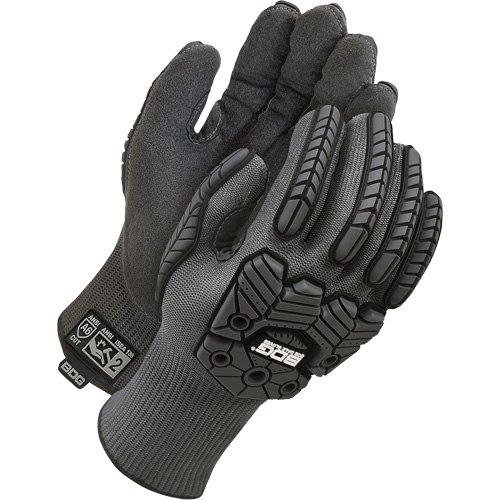 Deny&reg; Lined Cut-Resistant Impact Gloves, 7, Microfibre Palm, Elastic Cuff M & M Nord Ouest Inc