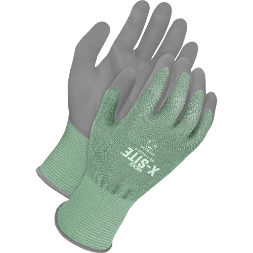 X-Site&reg; Coated Cut-Resistant Touchscreen Gloves, Size 6, 18 Gauge, Polyurethane Coated, HPPE Shell, ASTM ANSI Level A4 M & M Nord Ouest Inc