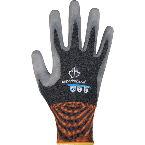 Dexterity Pro S21TAXRPU Cut Protection Gloves, Size 11, 21 Gauge, Polyurethane Coated, Nylon/TenActiv Shell, ASTM ANSI Level A5 M & M Nord Ouest Inc