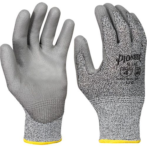 Cut-Resistant Gloves, Size Small, 13 Gauge, Polyurethane Coated, ASTM ANSI Level A4 M & M Nord Ouest Inc