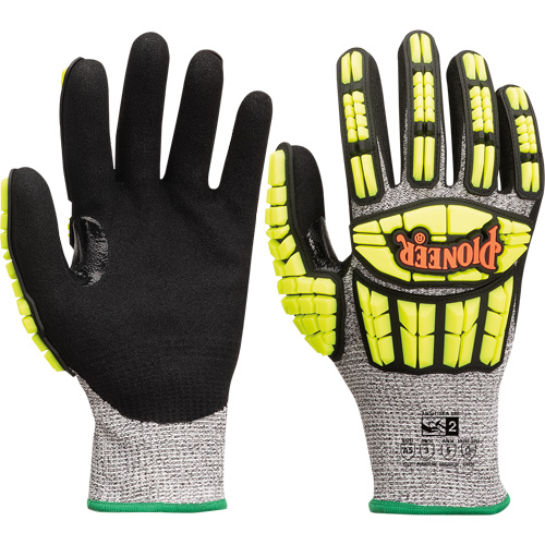 Cut and Impact-Resistant Gloves, Small, Synthetic Palm, Knit Wrist Cuff M & M Nord Ouest Inc