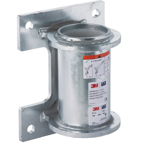 DBI-SALA&reg; Confined Space Wall Mount Base, Galvanized M & M Nord Ouest Inc