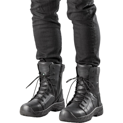 Bottes de s&eacute;curit&eacute; Ice Hero II pour hommes, Cuir, Semelle R&eacute;sistant aux perforations, Pointure 8 M & M Nord Ouest Inc