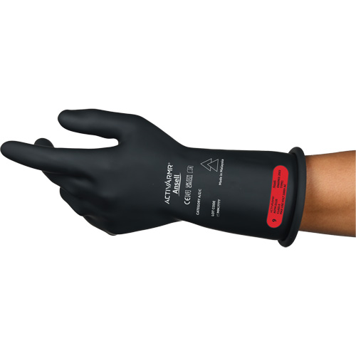 Gants &eacute;lectriques isol&eacute;s ultra l&eacute;gers ActivArmr RIG R011BUL, ASTM classe 0, Taille 9, 11" lo M & M Nord Ouest Inc