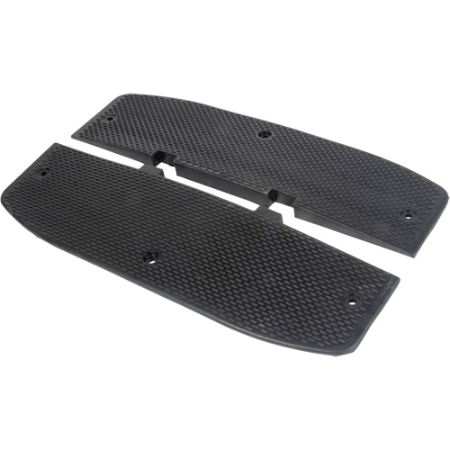 Speed Hump End Caps, Rubber, 2' L x 16" W x 1-1/4" H M & M Nord Ouest Inc