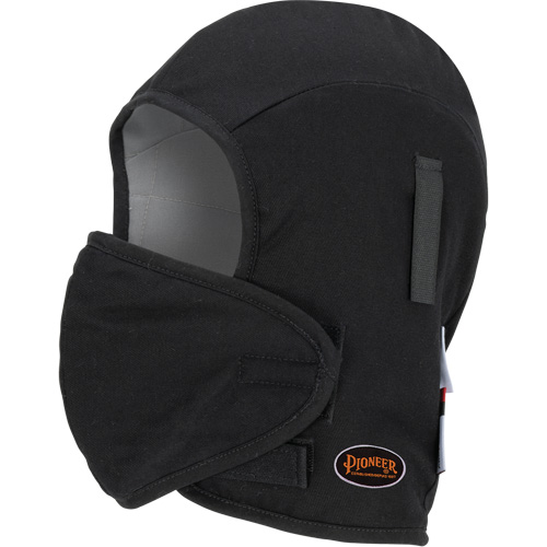 Doublure matelass&eacute;e ignifug&eacute;e Pioneer 766A pour casque de s&eacute;curit&eacute; avec embout buccal amovible, Noir/Gris, Coton/FR-Tech/Modacrylique/Nylon M & M Nord Ouest Inc