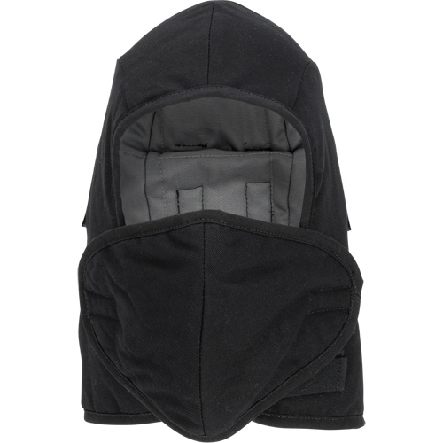 Doublure matelass&eacute;e ignifug&eacute;e Pioneer 766A pour casque de s&eacute;curit&eacute; avec embout buccal amovible, Noir/Gris, Coton/FR-Tech/Modacrylique/Nylon M & M Nord Ouest Inc