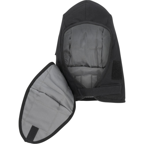 Doublure matelass&eacute;e ignifug&eacute;e Pioneer 766A pour casque de s&eacute;curit&eacute; avec embout buccal amovible, Noir/Gris, Coton/FR-Tech/Modacrylique/Nylon M & M Nord Ouest Inc