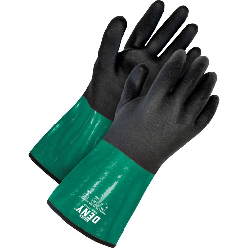 Gants r.sistant aux produits chimiques avec doublure r&eacute;sistante &agrave; la coupe, Taille 11/2T-Grand, 12" lo, PVC M & M Nord Ouest Inc
