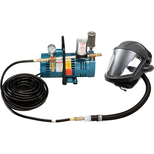 1-Worker MAXSHIELD&reg; Supplied Air Shield System M & M Nord Ouest Inc