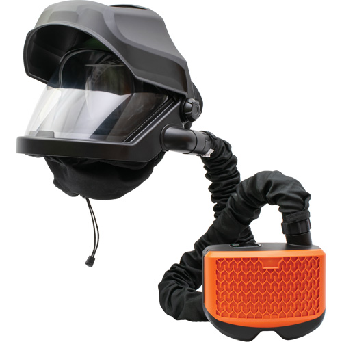 PEAKAIR MAXSHIELD avec devant rabattable & ensemble de souffleur ADF X90VX, Respirateur &agrave; masque, Pile Lithium-ion M & M Nord Ouest Inc