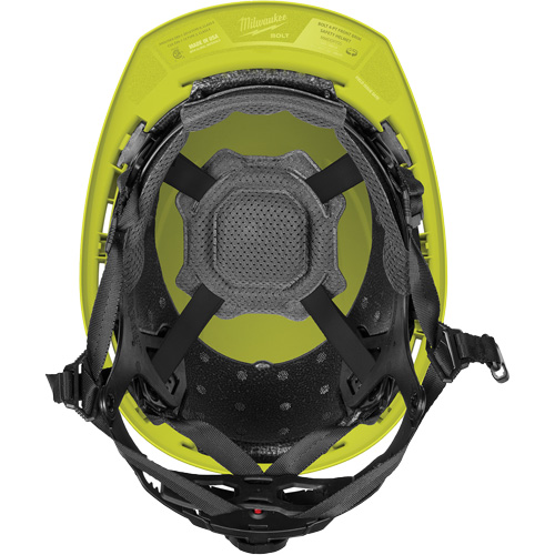 Casque de s&eacute;curit&eacute; &agrave; bordure avant BOLT, CSA type 2, Suspension Rochet, Ventil&eacute; M & M Nord Ouest Inc