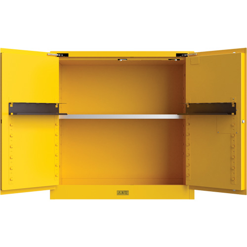 Utili-Guard+ Flammable Safety Cabinet, 30 gal., 1 Door, 43" W x 44" H x 22" D M & M Nord Ouest Inc