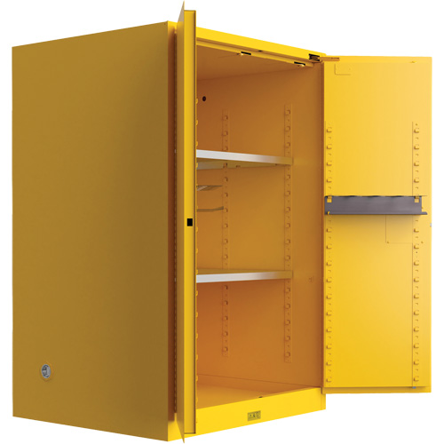 Armoire de s&eacute;curit&eacute; pour produits inflammables Utili-Guard+, 45 gal., 2 Porte(s), 43" La x 65" h x 22" p M & M Nord Ouest Inc