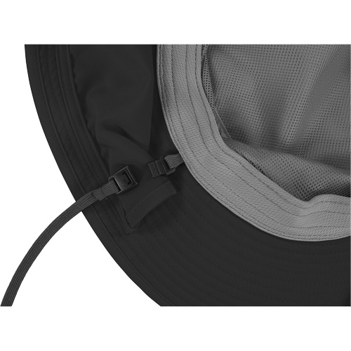 Chapeau de garde forestier 8934 Chill-Its avec prot&egrave;ge-nuque, grand/ T-grand, Noir M & M Nord Ouest Inc