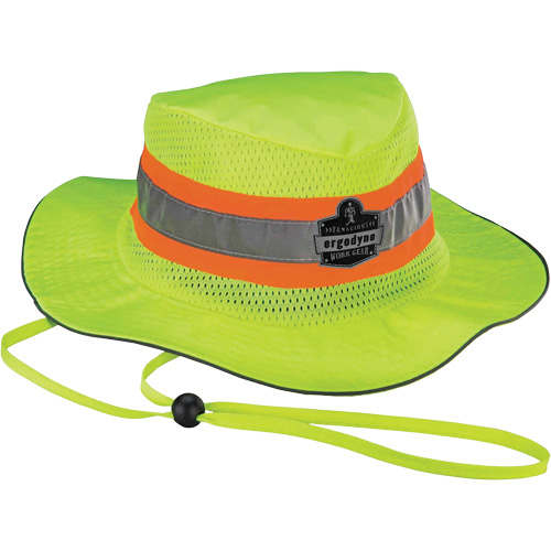 Chapeau de soleil de garde forestier de refroidissement en microfibre Chill-Its 8935MF, 2T-grand/3T-grand, Lime haute visibilit&eacute; M & M Nord Ouest Inc