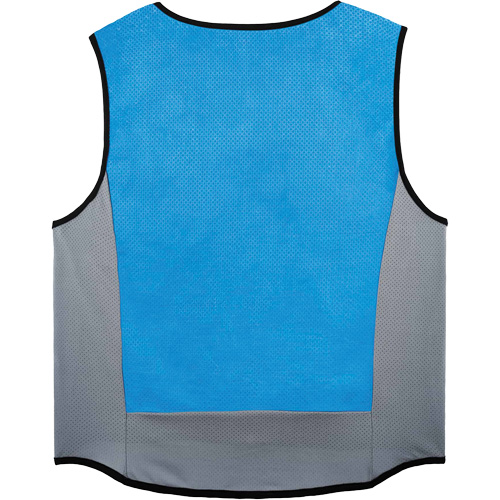 Chill-Its 6667 Wet Evaporative Cooling Vest with Zipper Closure, 5X-Large, Blue M & M Nord Ouest Inc