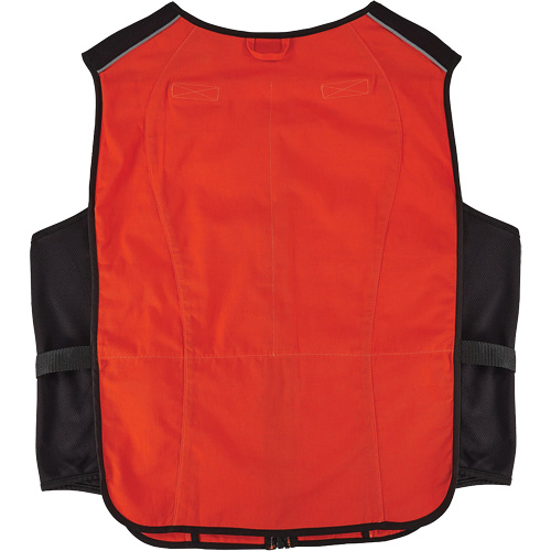 Chill-Its 6260 Lightweight Phase Change Cooling Vest with Rechargeable Packs, Large/X-Large, Orange M & M Nord Ouest Inc