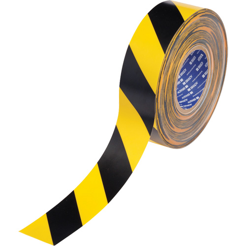 ToughStripe&reg; Max Floor Marking Tape, 2" x 100', Polyester, Black and Yellow M & M Nord Ouest Inc