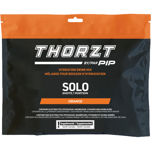THORZT Sugar-Free Solo Shot Hydration Drink Mix, Single Serve, Orange M & M Nord Ouest Inc